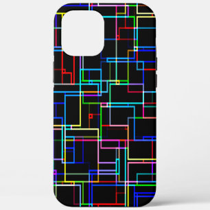 COOL Multicolored Striped Pattern iPhone 12 Pro Max Case