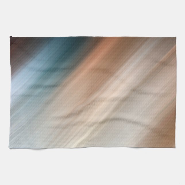 Cool Multicolored Stripes Tea Towel (Horizontal)