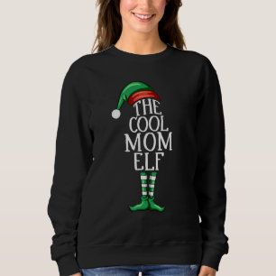 Cool Mum Elf Tee Matching Couple Family Xmas Chris