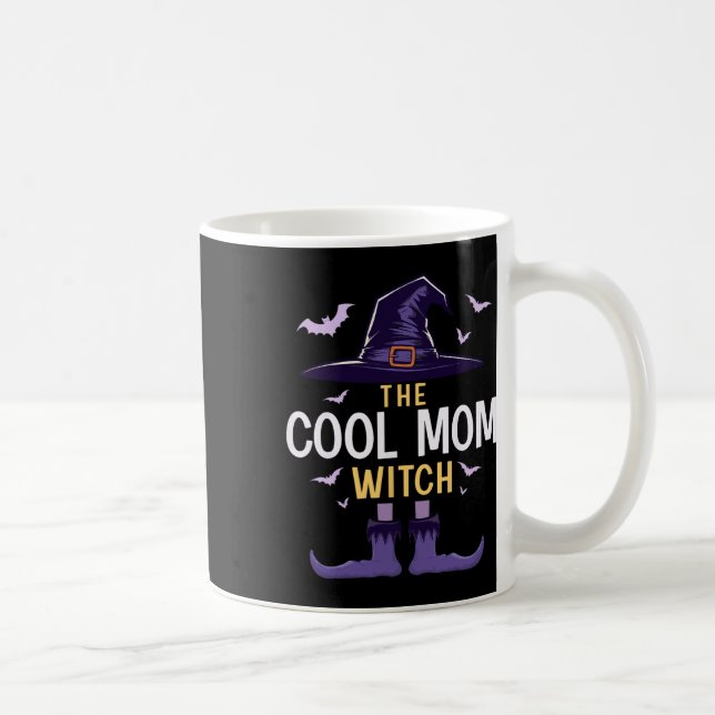 Cool Mum Halloween Witch Group Matching Costume  Coffee Mug (Right)