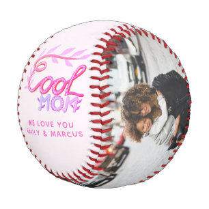 Cool Mum Hand Lettering Mother Keepsake Photo Baseball