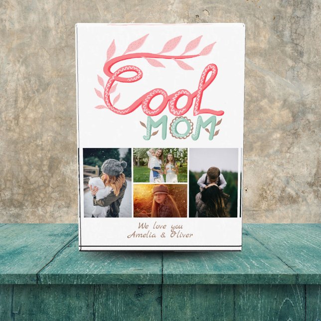 Cool Mum Hand Lettering Mother`s Day 4  Photo Block (Creator Uploaded)