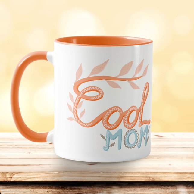 Cool Mum Hand Lettering Mother`s Day Mug (Creator Uploaded)