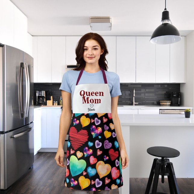 Cool Mum Hearts  Apron (Creator Uploaded)