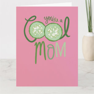 Cool Mum Mother's Day Folded Greeting Card