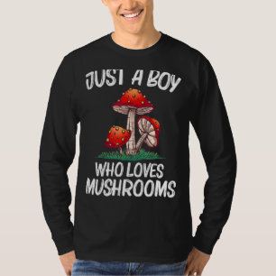 Cool Mushroom For Boys Kids Morel Mushroom Mycolog T-Shirt