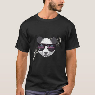 Cool Music Panda T-Shirt