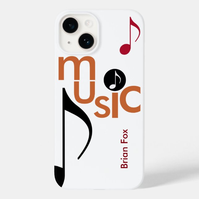 Cool Music-themed Case-Mate iPhone Case (Back)