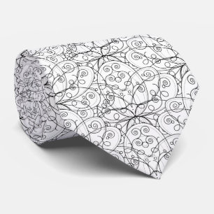 cool mystical lotus tiled pattern tie
