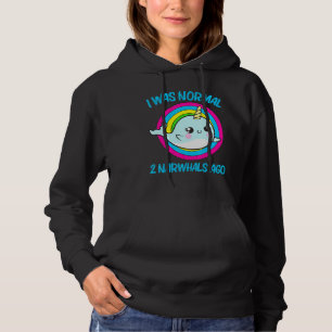 Cool Narwhal For Men Women Rainbow Tusk Sea Unicor Hoodie