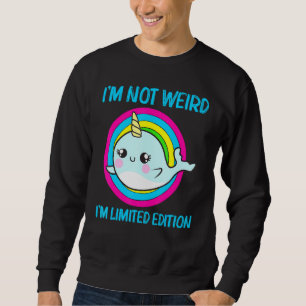 Cool Narwhal For Men Women Rainbow Tusk Sea Unicor Sweatshirt