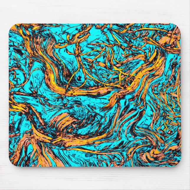 COOL Nature Abstract Art Mouse Pad (Front)