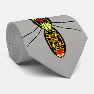 cool necktie with insects