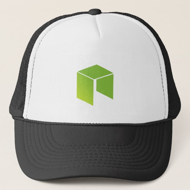 Cool NEO Cryptocurrency Coin Sign Trucker Hat (Front)