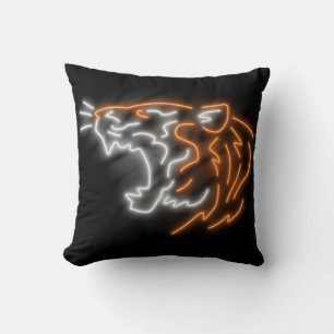 Cool Neon Tiger Cushion