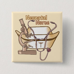 Cool Neonatal Nurse 15 Cm Square Badge