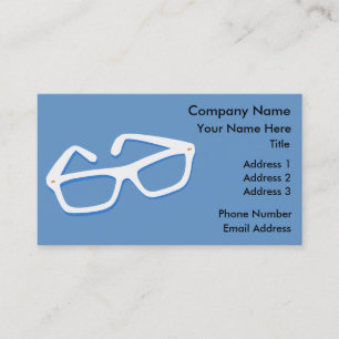 Cool Nerd Glasses Business Card