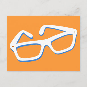 Cool Nerd Glasses Postcard