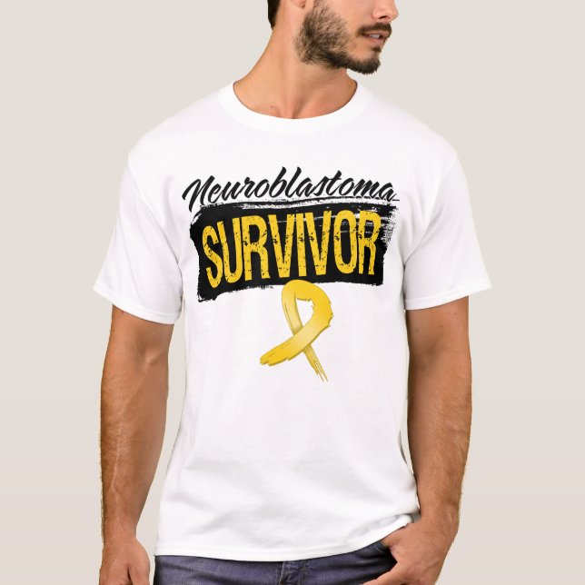 Cool Neuroblastoma Cancer Survivor T-Shirt (Front)
