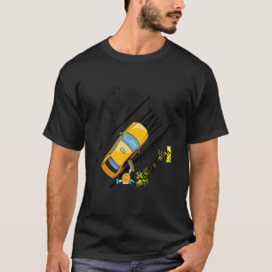 Cool New York City Taxi Illustration  Graphic Desi T-Shirt