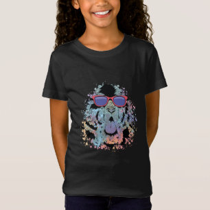 Cool Newfoundland Dog Sunglasses Design T-Shirt