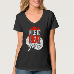 Cool Nice To Meat You Beef Butchers T-Shirt