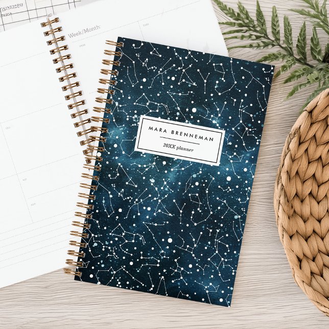 Cool Night Sky Constellations Personalised Planner (Creator Uploaded)