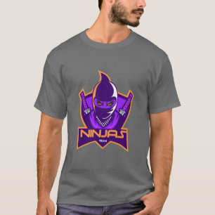 Cool “Ninja” Print T-Shirt for Stealth and Style