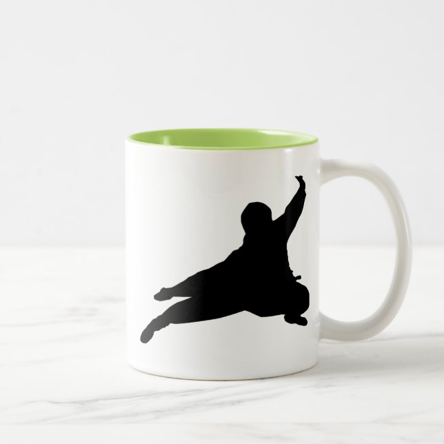 Cool Ninja Two-Tone Coffee Mug (Right)