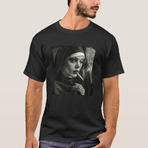 Cool Nun Smokes, Resistance, Rebellious Nun 1 T-Shirt