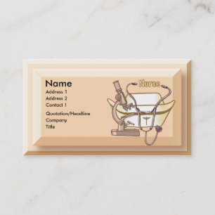 Cool Nurse business cards