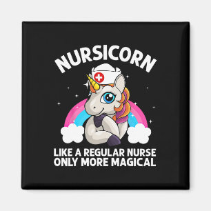 Cool Nurse For Men Women Unicorn Medical Nurses Rn Magnet