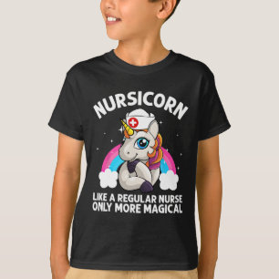 Cool Nurse For Men Women Unicorn Medical Nurses Rn T-Shirt