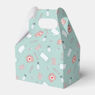 cool Nurse tiled pattern Favour Box