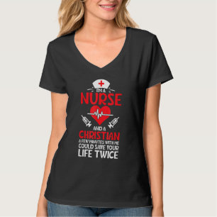 Cool Nursing Graduation Nurse Grad Christian T-Shirt