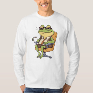 Cool Office Frog Coffee T-Shirt