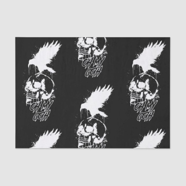 Cool Oh My Goth Gothic Metal  Tissue Paper (Front)