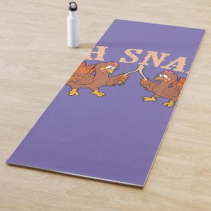 Cool Oh Snap! Funny Turkey With Wishbone Thanksgi Yoga Mat