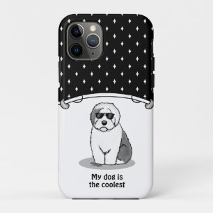 Cool Old English Sheepdog (Grey 1) Cute Funny Case-Mate iPhone Case
