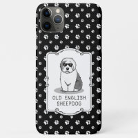 Cool Old English Sheepdog (Grey 1) Cute Funny