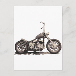 Cool Old Motorbike Postcard