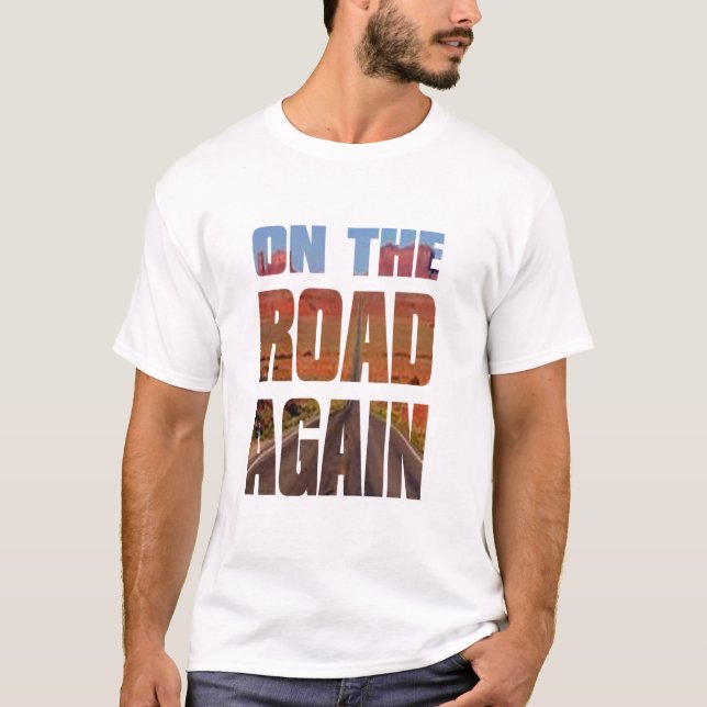 cool on the road  again Arizona free spirit Biker T-Shirt (Front)