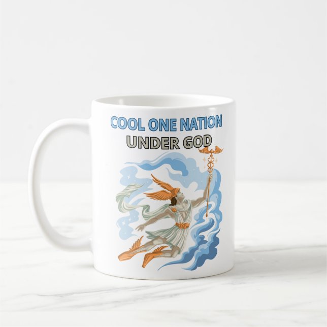 Cool One Nation Under God Coffee Mug (Left)