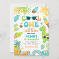 Cool One Tropical Summer Beach 1st Birthday Party