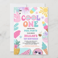 Cool One Tropical Summer Beach 1st Birthday Party