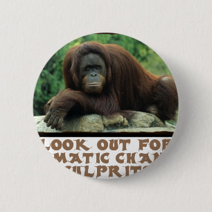 cool Orangutan designs 6 Cm Round Badge