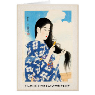 Cool oriental japanese classic geisha lady art