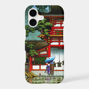 Cool oriental japanese classic temple rain art