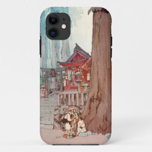 Cool oriental japanese classic temple shrine art Case-Mate iPhone case