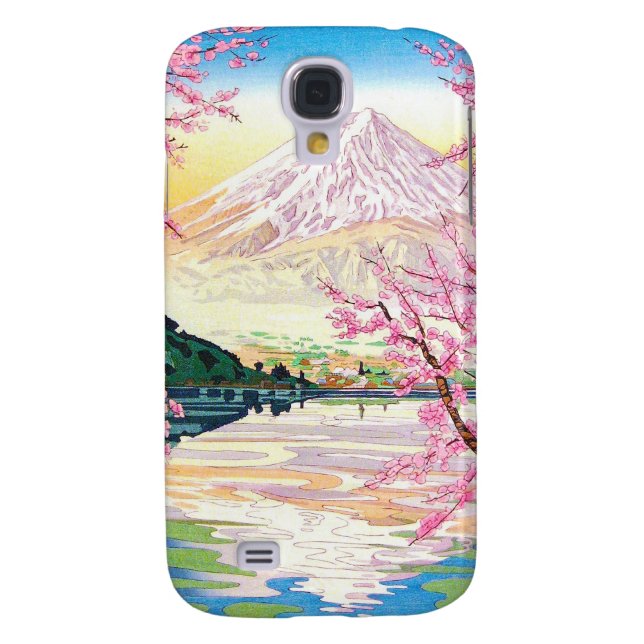 Cool oriental japanese Fuji spring cherry tree art Case-Mate Samsung Galaxy Case (Back)